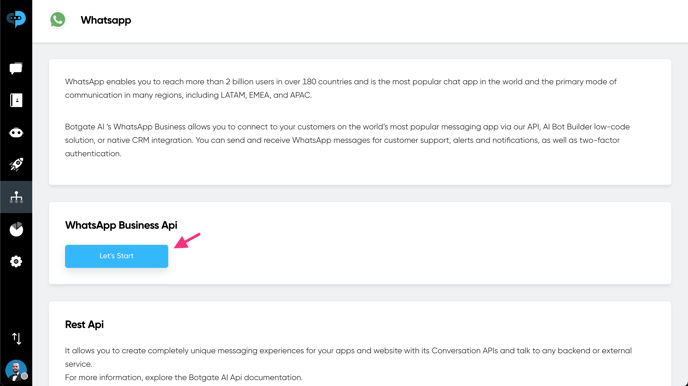 In integrate whatsapp website chat 3 free